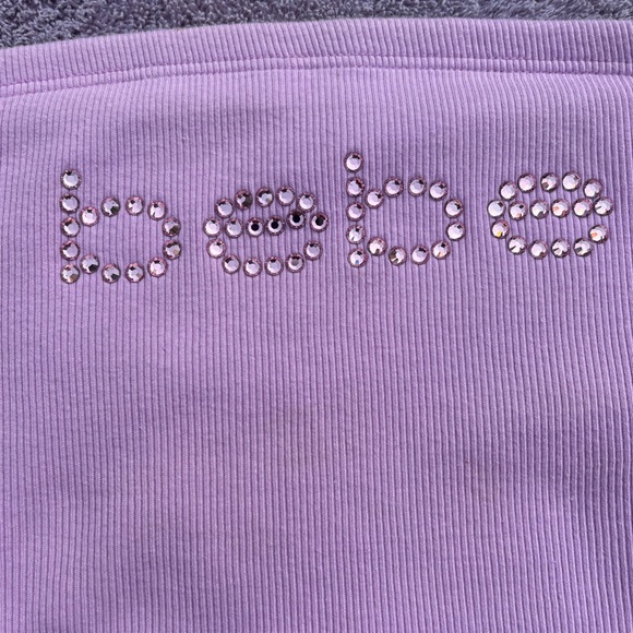 Bebe Lavender Classic Tube Top.   Size M - Picture 3 of 7